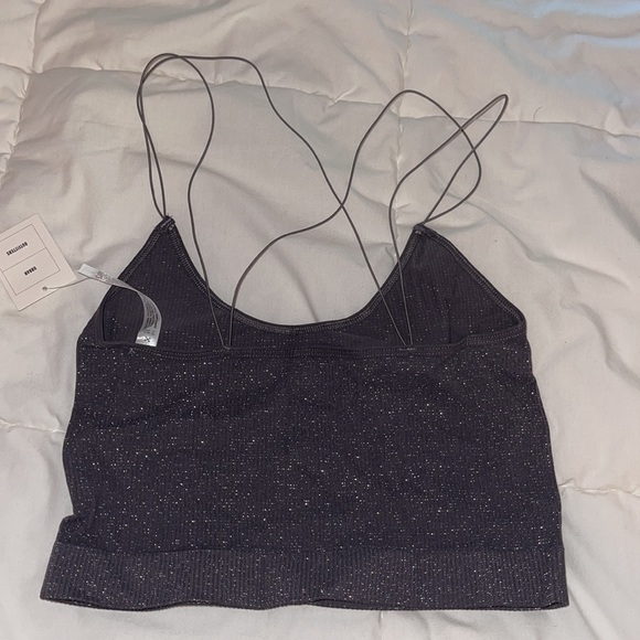 Urban Outfitters Sparkly Crop Top NWT - Picture 2 of 2